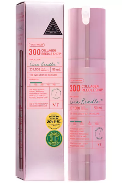 خرید و قیمت سرم میکرونیدلینگ کلاژن ساز ریدل شات VT Cosmetic 300 وی‌تی اصل