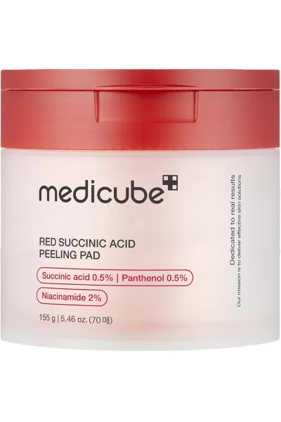 خرید و قیمت پد ضدجوش و لایه بردار سوکسینیک اسید Medicube  مدی کیوب اصل