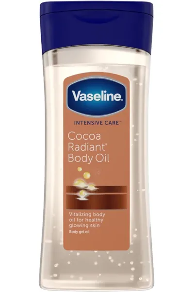 خرید و قیمت ژل روغن بدن آبرسان و درخشان کننده کاکائو رادیانت Vaseline  وازلین اصل