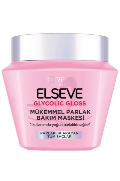 ماسک مو گلیکولیک گلاس برای درخشش و صافی موهای کدر L'Oreal Paris 