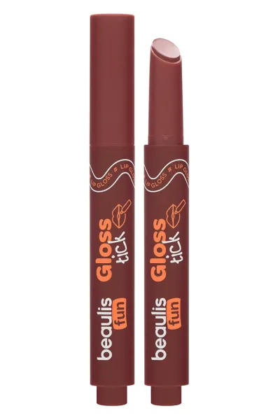 برق لب استیکی Berry Shine 513 با رنگ توتی و جلوه درخشان  بیولیس Beaulis