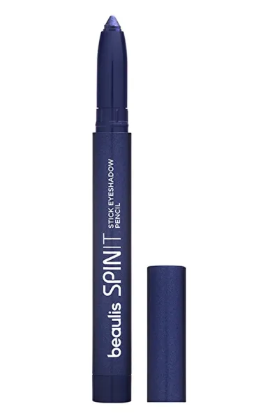 سایه چشم استیکی Midnight Dream 818 رنگ آبی دودی ماندگار برای آرایش حرفه‌ای  بیولیس Beaulis