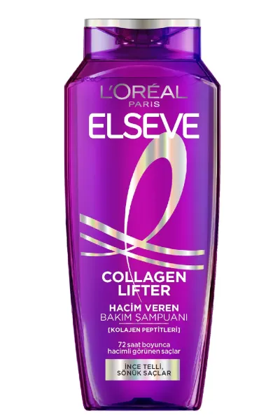 خرید و قیمت شامپو حجم دهنده مو با پپتیدهای کلاژن برای افزایش حالت پذیری L'Oreal Paris  لورال پاریس اصل