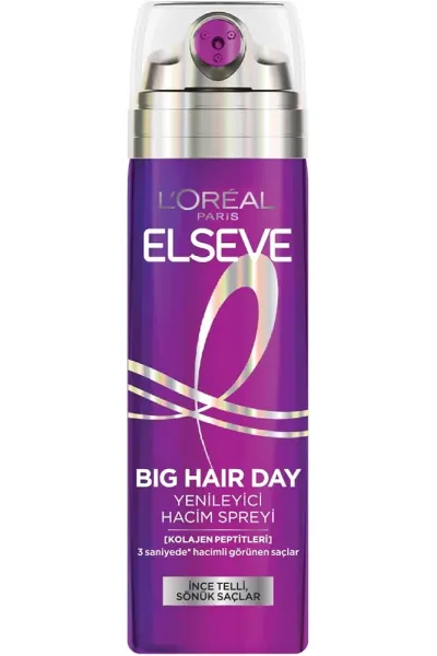 اسپری لیفت‌کننده مو با کلاژن برای حجم‌دهی و حالت‌ L'Oreal Paris 