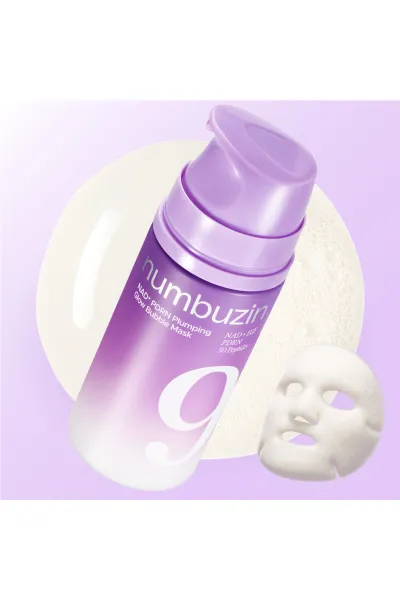 خرید و قیمت ماسک حبابی آماده‌سازی پوست NAD+ و PDRN برای شادابی و حجم‌دهی Numbuzin  نامبوزین اصل
