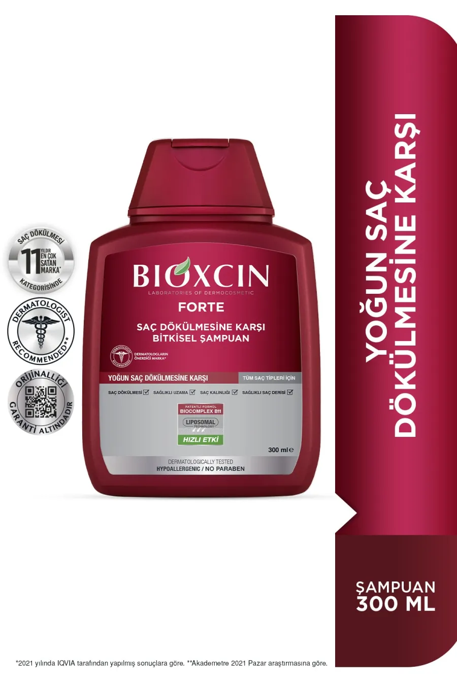 ارزش خرید شامپو ضدریزش مو فورت بیوکسین BIOXCIN با بسته‌بندی اصلی محصول